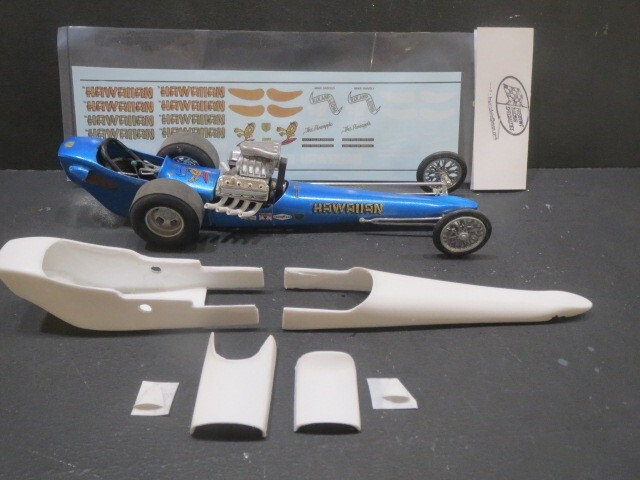 Hawaiian Top Fuel 1/25 Resin Body & Decal from Fremont Racing