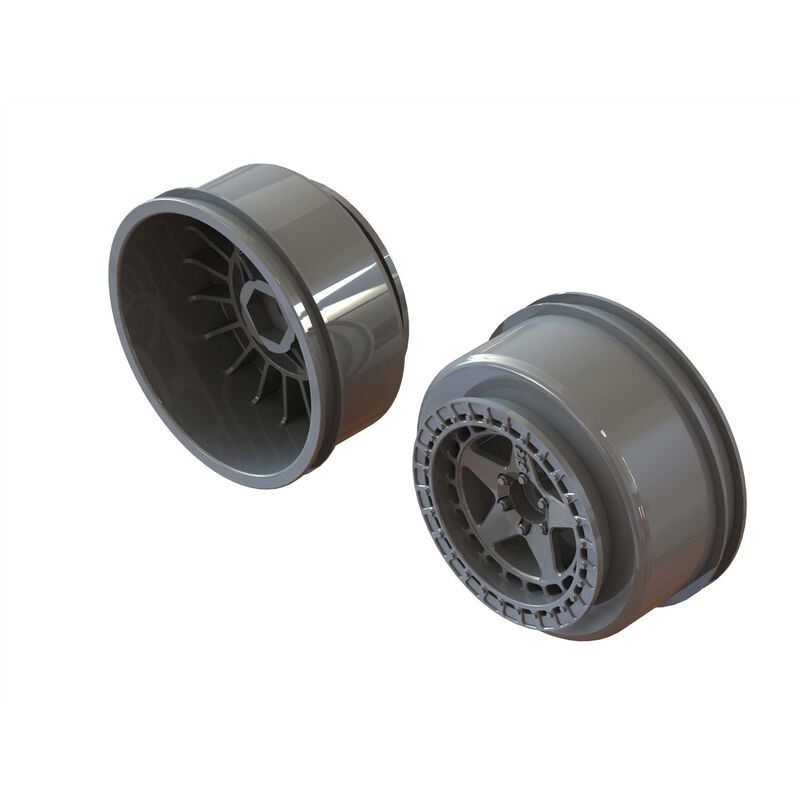 SC 2.2/3.0 WHEEL 14MM HEX GUN METAL 2 – ARA5106126