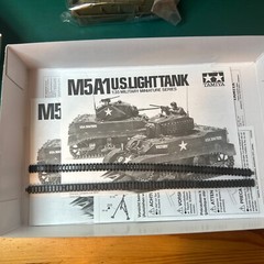 Tamiya 35313 1/35 US Light Tank M5A1 Plastic Model Kit