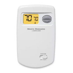 White-Rodgers 70 Series Classic, Non-Programmable, Heat Only (1H/0C) Vertical Th