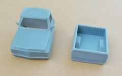 ABS-LIKE RESIN 3D PRINTED 1/25 1971 CHEVY CHEYENNE C10 BODY