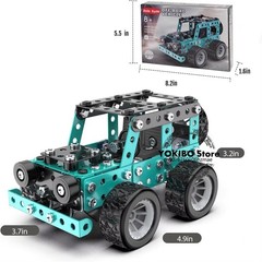 Stem Metal Engineering Truck Model Kit, 3d Assembly Toy for Kids
