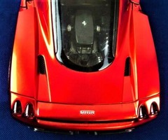 Ferrari1 18Race Car Racing24Le Mans Custom Built Metal Body Model12Carousel Red