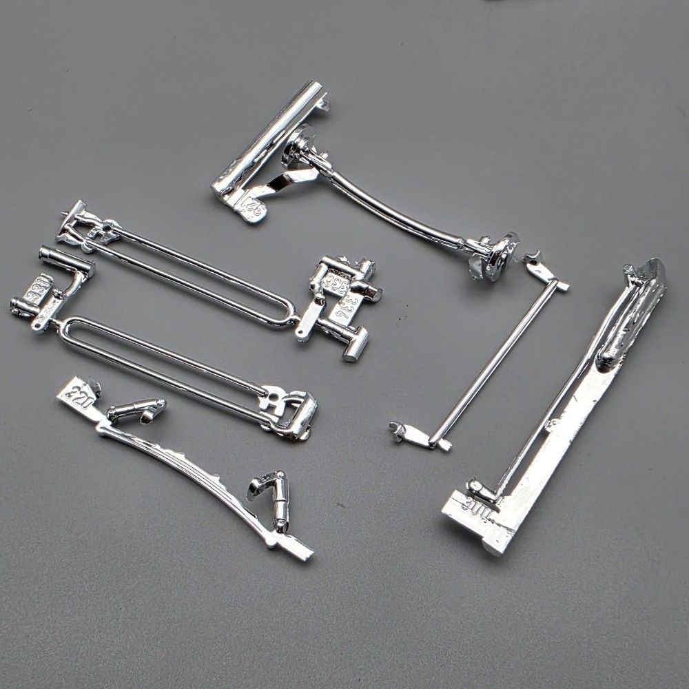 AMT 1/25 Ford Model T Chopped Parts Kitbash Chrome Front Suspension