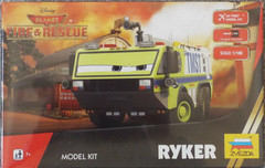 100 Ryker Fire Truck Disney Planes 2 Model Kit Zvezda #2078