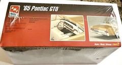 🏁 AMT ’65 Pontiac 389 V-8 GTO Model Factory Sealed Build 1 of 3 Ways 1/25 🏁