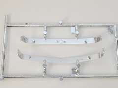 1949 Mercury Custom RIBBED BUMPERS for Revell 1:25 Model Kit 49