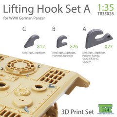 T-Rex Studio 1/35 WWII German Panzer Lifting Hook Set Ver. A