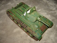 Built 3A Tank 6-3/4 inches long Well Built & Painted Excellent Cond Nice Detail