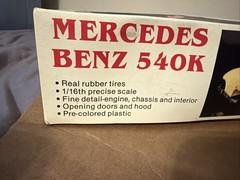 ACADEMY Minicraft 1516 1936 Mercedes Benz 540K 1/16 KIT