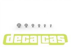 Decalcas Detail-Up Slotted Cheese Head Screw & Washer Various Sizes # DCL-PAR127