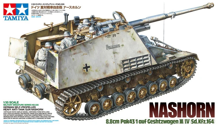 Tamiya 1/35 German SdKfz.164 Nashorn 8.8cm Pak43/1 35335