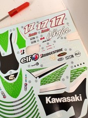 ~ TAMIYA Model 14109 Scale 1/12, Kawasaki NINGA ZX-RR ~ Assembled Built w/ Box ~