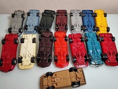 AMT ERTL Chevy Corvette Dealer Promo Model Lot of 15 Cars No Boxes – 1:25 Scale
