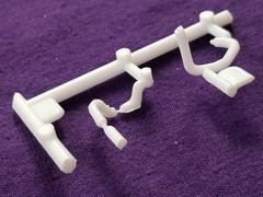1991 Chevy S-10 Lowrider RADIATOR HOSES from Revell 1:25 Model Kit 91 Chevrolet