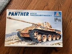 ALL IN BOX! Italeri Panther Ausf.D Panzerkampfwagen V 1/35 Model Kit No. 290