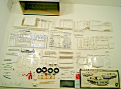 ORIGINAL VINTAGE 3 in 1 AMT 1963 BUICK ELECTRA HARDTOP UNBUILT OPEN KIT #6523