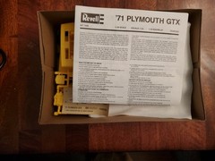 Revell 1971 ’71 Plymouth GTX Vintage 1995 1:24 Kit 7608 NEW Open Box Complete