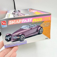 vintage AMT/Ertl Snap Fast Plus Plymouth Prowler model kit.