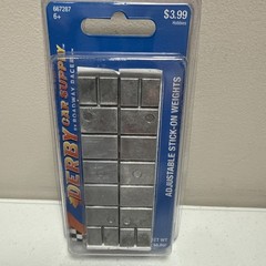 Lot Of 4 Derby Car Supply Bar Weights Strip Tapered Adjustable Weights New