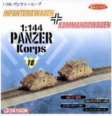 DML 1/144 Panzer Korps No. 14024, Panzer Korps 18, Infantriewagen and Kommandowa