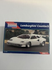 1995 MONOGRAM Lamborghini Countach OPEN BOX 1:24 Model Car Kit 2769