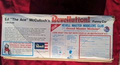 1973 Revell H-1447 Ed “The Ace” McCulloch Revellution! 1/25 Funny Car NO DECALS