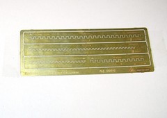 1:100 Brass Scribing Template for Rivet Lines Scale Models