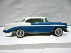 1956 Chevrolet Bel Air White / Blue 2 Dr. Hard Top Dealer Promo/Bank Very Nice