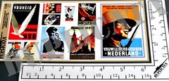 Diorama – 1/35 Propaganda Posters, Occupied Netherlands #1, Various Sizes – WW2