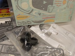 Tamiya 24233 Porsche 962C Sports Car Shell 1/24 Scale Model Kit Open Box NEW