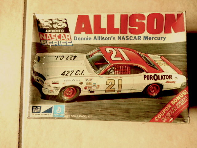 RARE MPC DONNIE ALLISON MERCURY CYCLONE NASCAR ORIGINAL ISSUE SEALED