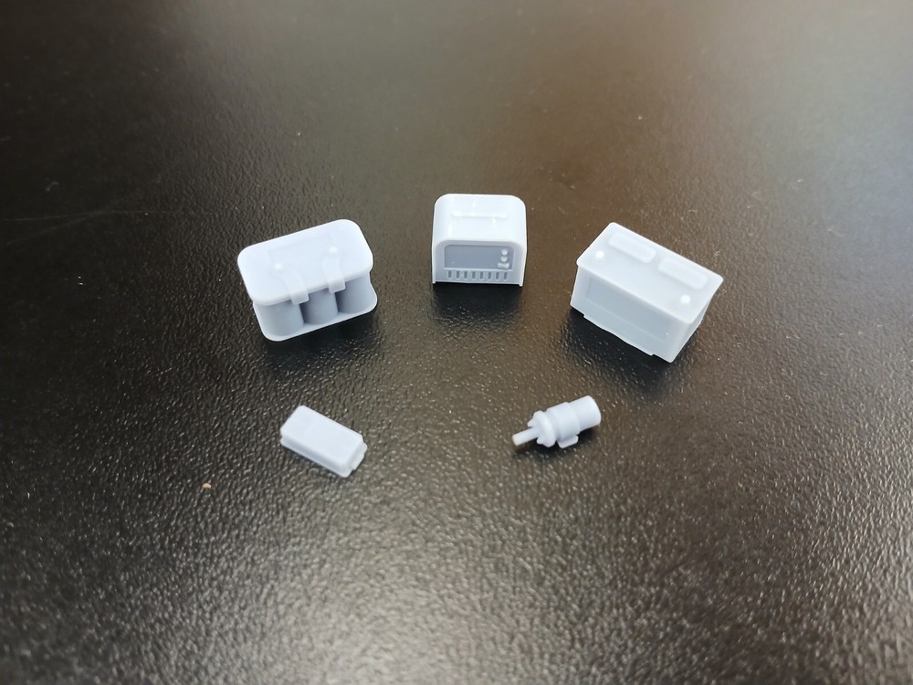 AGM/Flooded Battery & Tender Ignition Set 3D Resin – Custom Model – 1/24 , 1/25