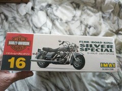 IMAI HARLEY DAVIDSON FLHR/ROAD KING SILVER SPECIAL. 1/12. VINTAGE. SEALED