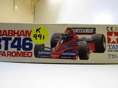 Tamiya 1:20 Scale Brabham BT46 Alfa Romeo F1 Model Kit #20007*1500