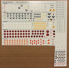 40k Armageddon Transfer Sheet / Decals Space Marines 11th ed. Free Ship