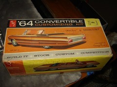 AMT 6314-150 Original kit 1964 Convertible Box open Kit MIB No Instructions NICE