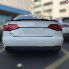 Rear Trunk Spoiler Lip Wing Fit for Audi A4 B8 B8.5