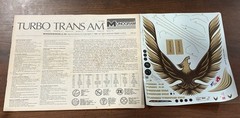 Read Monogram 1/8 Turbo Transam Model Kit Sealed Pieces Open Box *Read