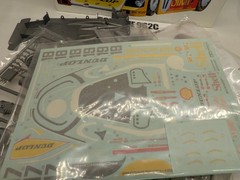 Tamiya 24233 Porsche 962C Sports Car Shell 1/24 Scale Model Kit Open Box NEW