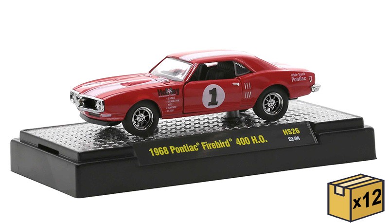 M2Machines 31500-HS26-CASE 1/64 Scale Holley – 1968 Pontiac Firebird 400 H.O.