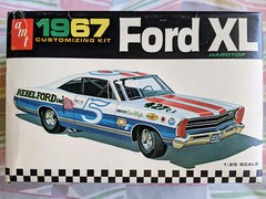 *ULTRA RARE! *ORIGINAL VINTAGE AMT “1967 FORD XL” Kit *UPDATED *SUPER COOL!