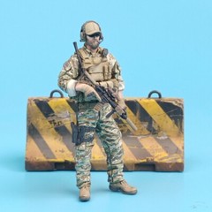Diorama 1/35 Scale Cement Barriers Model Tank Military Scene Accessories Props