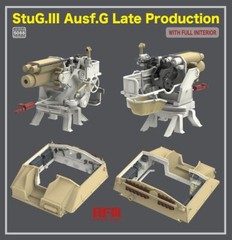 RYEFIELD MODEL RFM RM-5088 1/35 StuG.III Ausf.G Late with Full Initerior