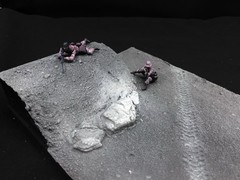 1/35 Scale Military Diorama Base Terrain Display Model Soldiers Figures Diecast