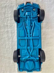 AMT Ertl 1970 Chevy Corvette LT-1 Mulsanne Blue with custom Black interior