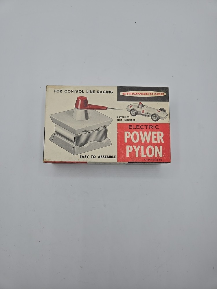 VINTAGE 1960s STROMBECKER ELECTRIC POWER PYLON RACING KIT D48-129