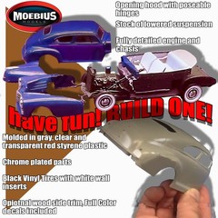MOEBIUS MODELS 2301 1/25 1947 CHEVROLET FLEETMASTER AEROSEDAN MODEL KIT