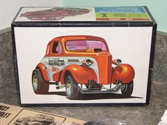 Vtg ORIGINAL 1960s ISSUE AMT ‘37 CHEVROLET COUPE STOVEBOLT Model Car