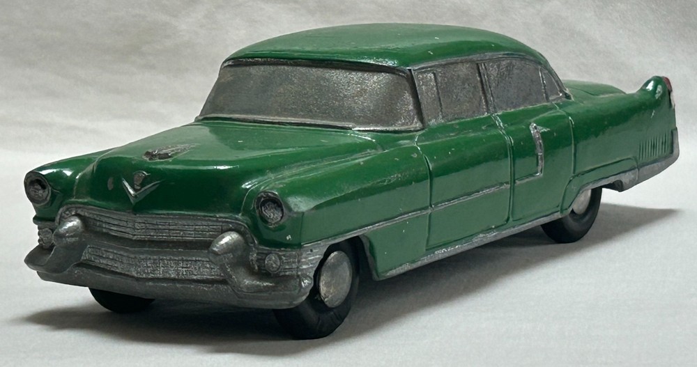 1950s Cadillac Eldorado Banthrico Autobank 8″ Promo Car green no key